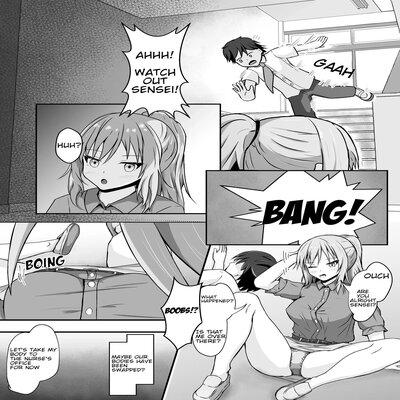 Kaidan Kara Ochite Sensei To Karada Ga Irekawaru Ohanashi manga cover